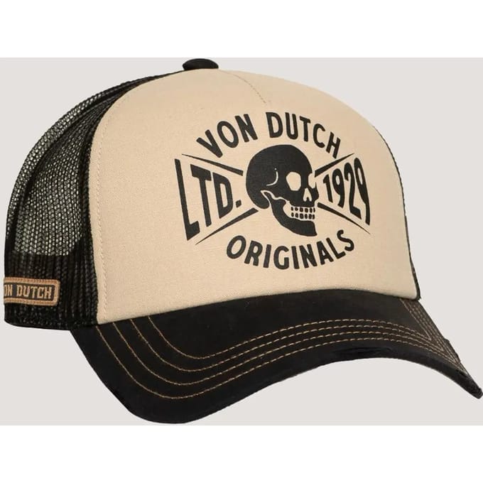 Von Dutch Crew 28 Truckercap Beige