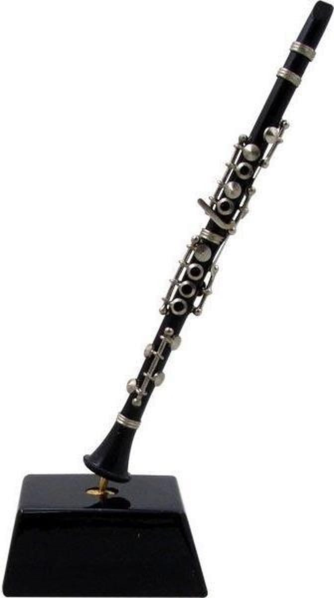 Music Gifts - Miniatuurinstrument klarinet 12 cm