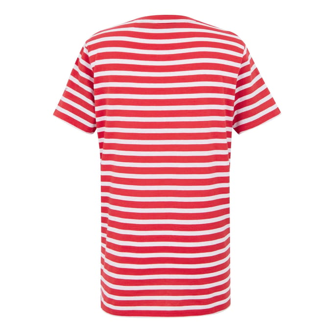 Regatta Dames/Dames Bayletta Gestreept T-shirt (Hoog risico Rood/Wit)