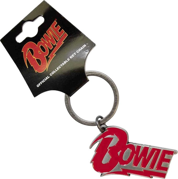 David Bowie - Logo Sleutelhanger - Rood