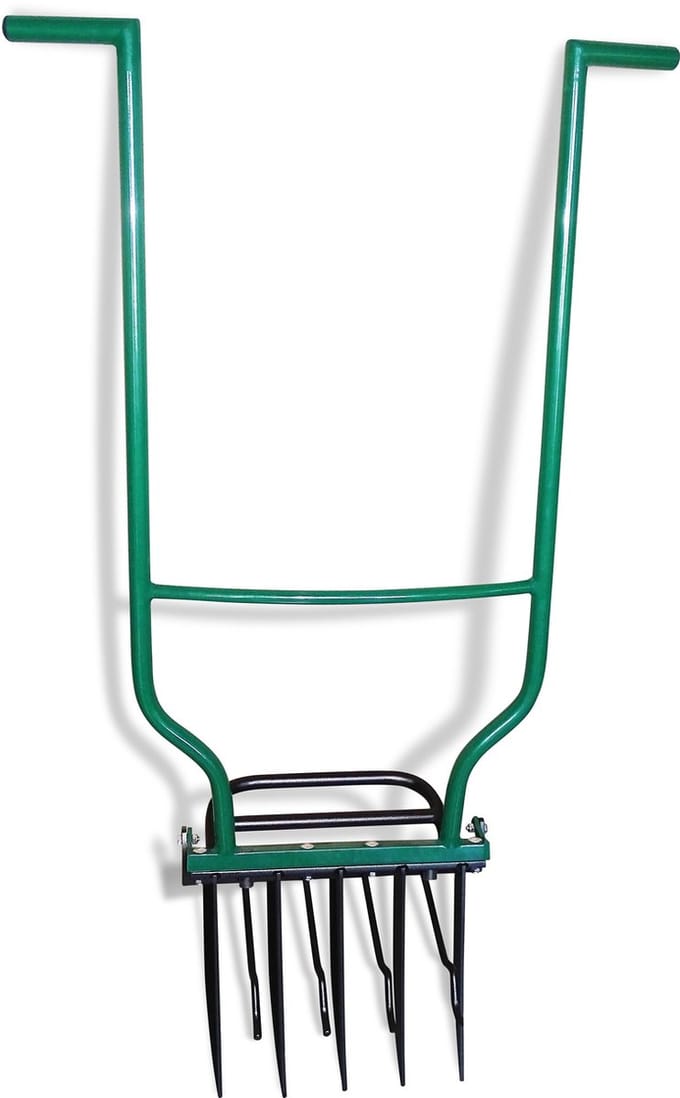 Biogroei® Ergonomische woelvork - Spitvork -  Met verkruimelaar - verlucht je bodem