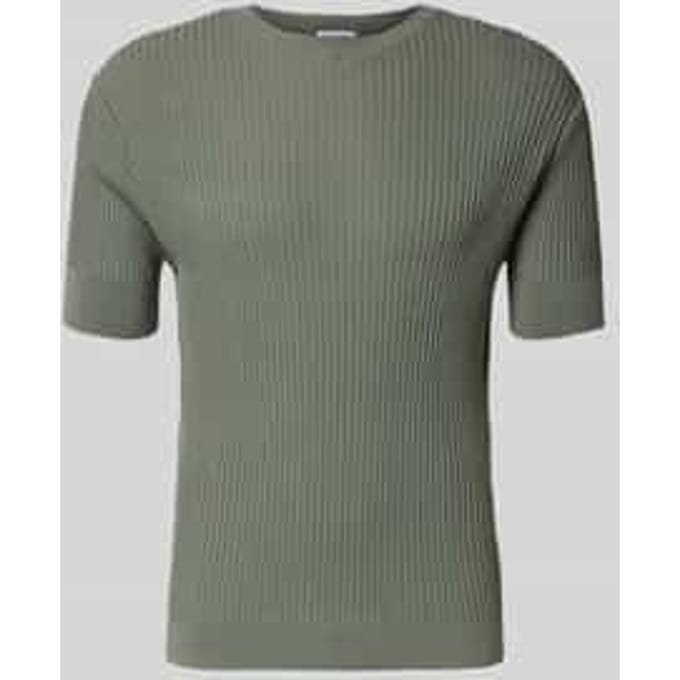 slim fit T-shirt met viscosegehalte