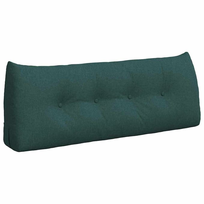 vidaXL - Rugkussen - Donkergroen - 120 - x - 50 - x - 24 - cm - Stof