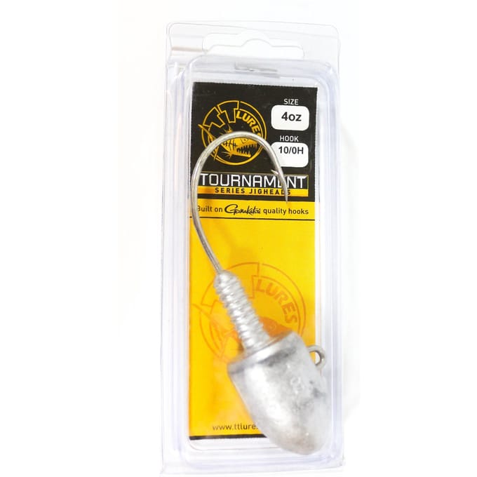 Tackle Tactics TT Tournament Tête plombée SL12 4 oz 10/0 1/paquet (8188)