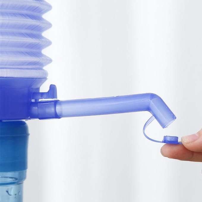 Waterflessenpomp Quick Water Stop Plastic Waterdragerpomp voor Flessenwater Slaapzaal Emmer gray