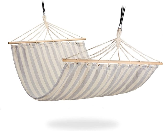 Hammock – hangmat – stevige hangmat – binnen en buiten – premium