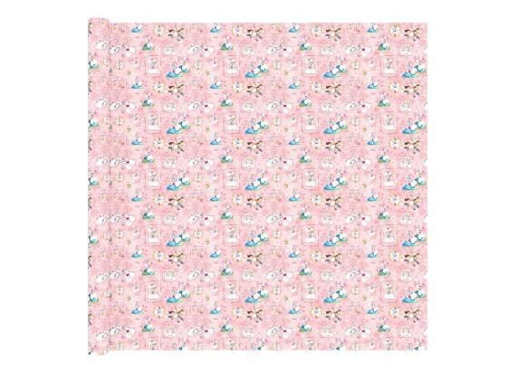Diddl - Kaftpapier - Roze 2 vellen - 70x100 cm - Diddlina in roze