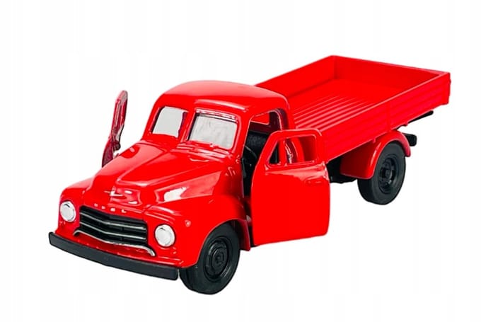 Welly Old Timer 1952 Opel Blitz Rood Metaal 1:34 Model Auto