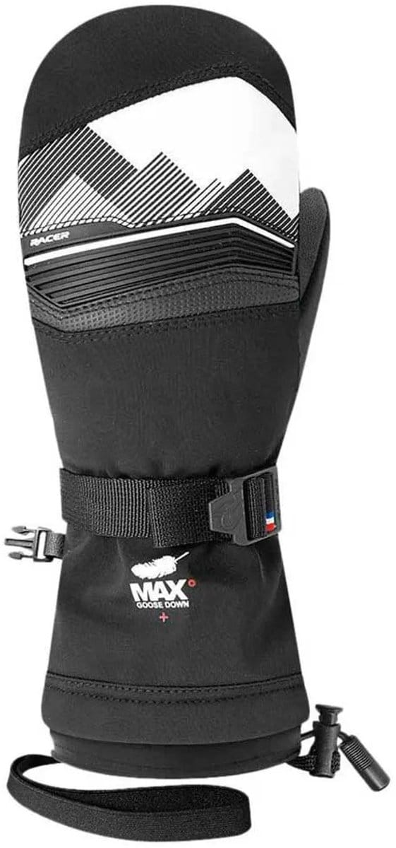 RACER gloves Kids ML 400 Mitt juodas/baltas Y6