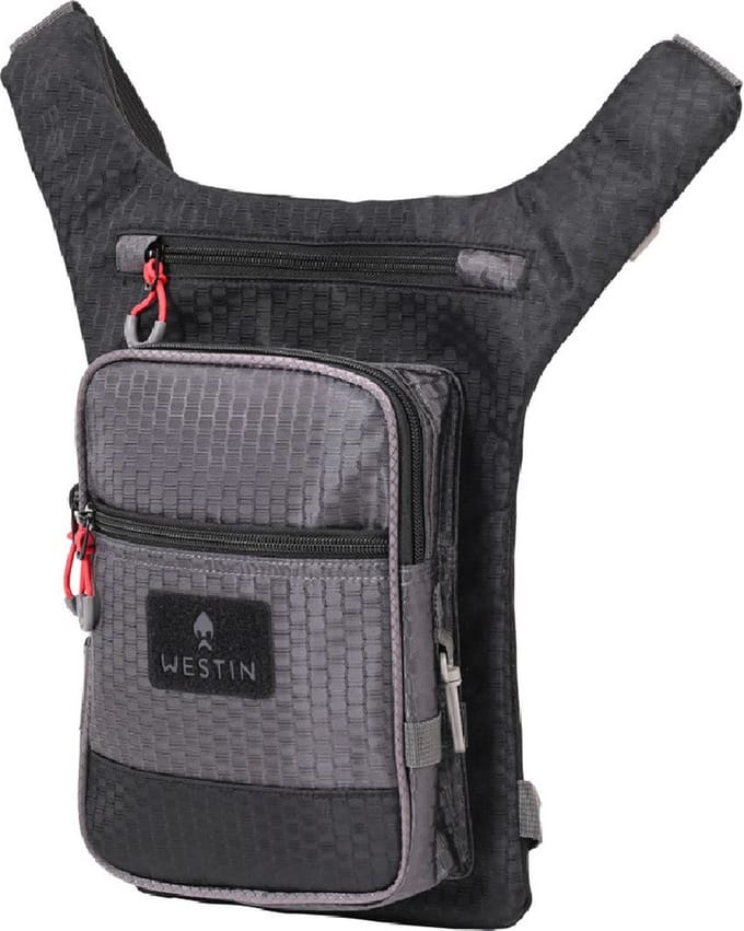 Westin W4 Leg Bag Medium Titanium Black Heuptas (Incl. 1 Tacklebox) - Vistas