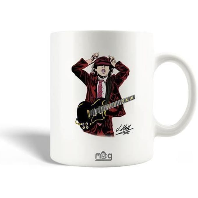 Mug en Céramique AC/DC Angus McKinnon Young Guitariste Australien
