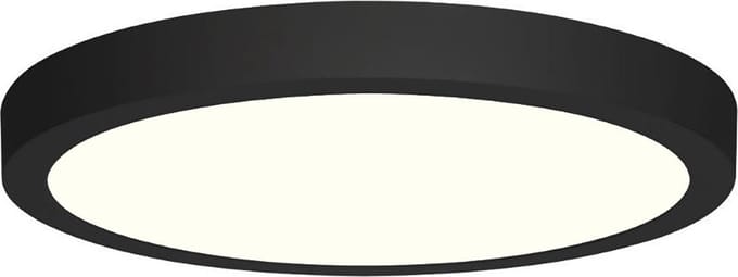 LED Downlight - 18W - Natuurlijk Wit 4200K - Mat Zwart - Opbouw - Rond - Aluminium - Ø225mm