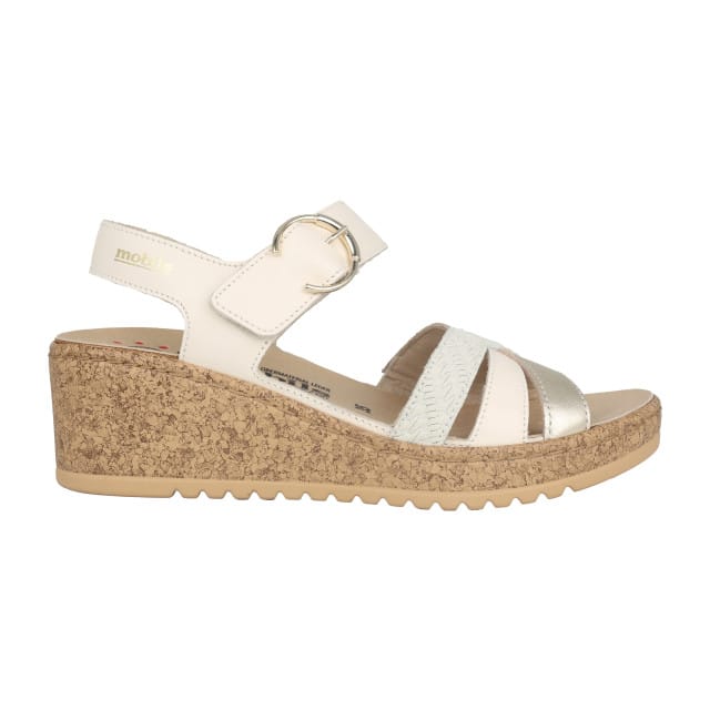 Mephisto Mobils Nancia - dames sandaal - Goud - maat 42 (EU) 8 (UK)