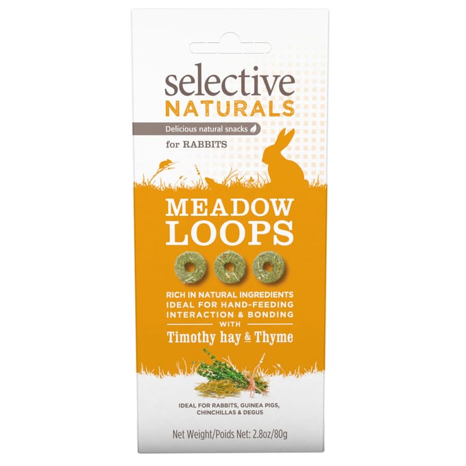 Supreme Selective Meadow Loops - Knaagdierensnack - 80 g