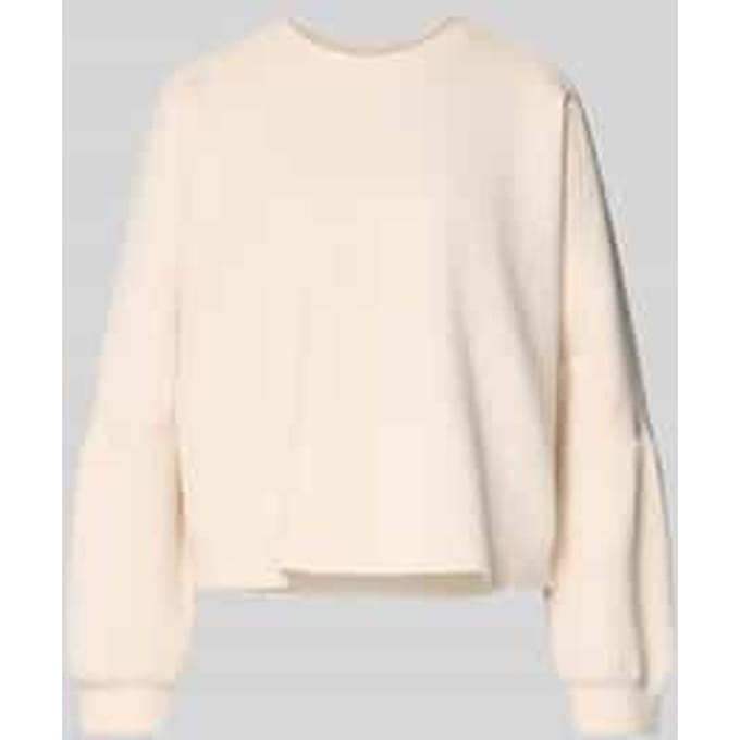 Oversized sweatshirt met geribde boorden