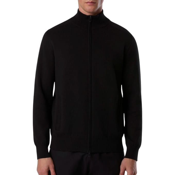 North Sails Bonded Full-zip Sweater Heren - Maat M