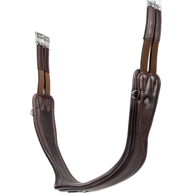 Anatomische lederen singel voor paarden LeMieux Gel-Tek