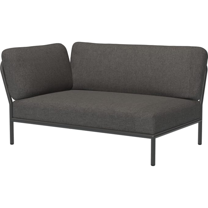 HOUE - Level Loungebank - Basic - donkergrijs - Armleuning links - 4 - 6 Wochen