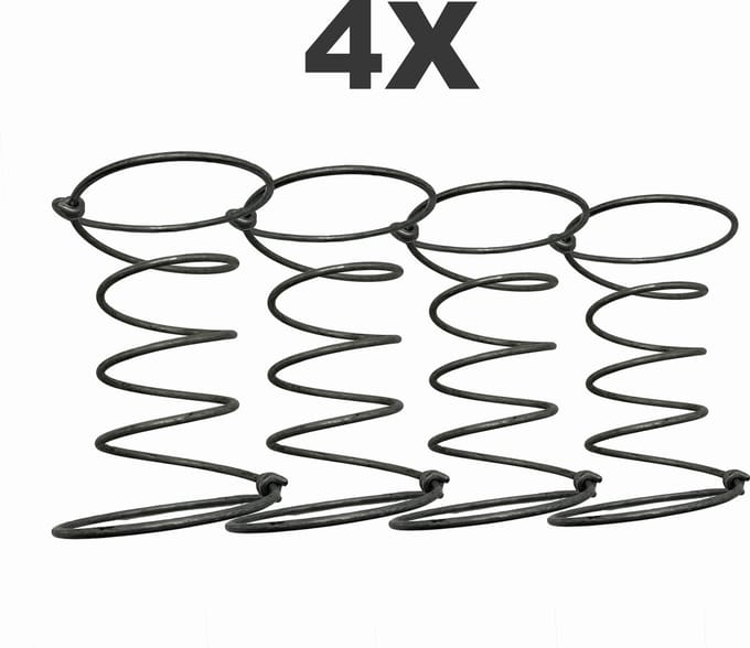 Koppelveren - Springveren - 5 slags - 4 stuks - 3.6mm dik - Meubelrenovatie - Meubelstoffering