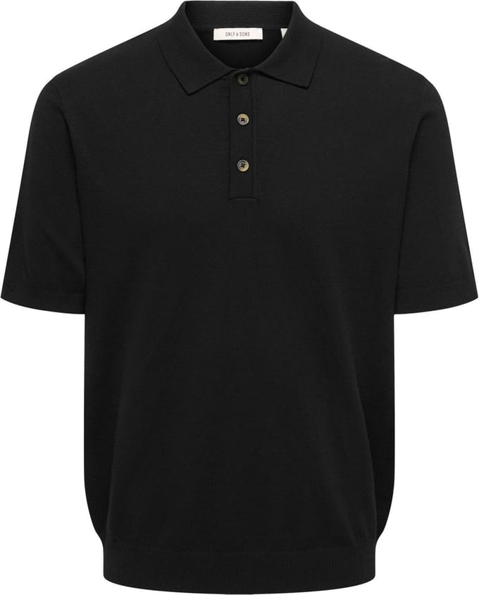 ONLY&SONS - ONSLOUI REG 12 SS MEL POLO KNIT NOOS - Heren - Polo's