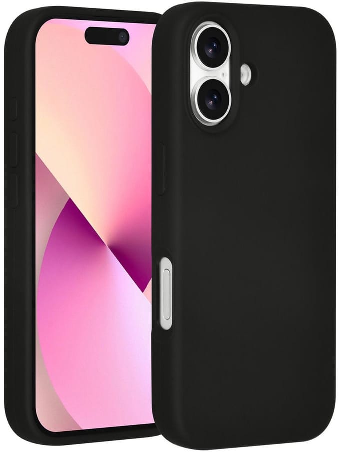 TUNIQ Back cover - iPhone 17 - Zwart - Premium Liquid Silicon - Valbescherming & Schokabsorptie