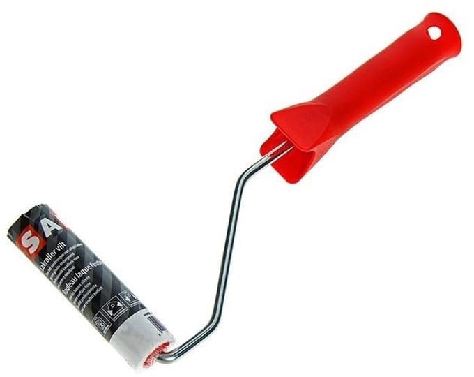 SAM alkyd lakviltroller met beugel - 10 cm.