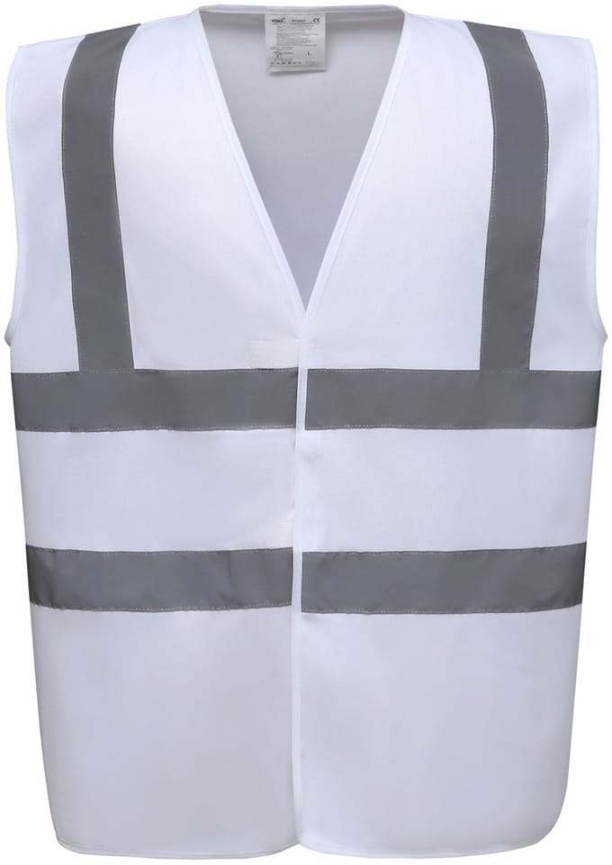 Fluo 2 Band+Brace Waistcoat - White - M - Yoko