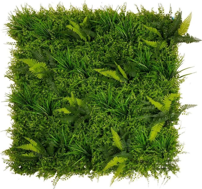 Wand bladerpaneel met kunst planten