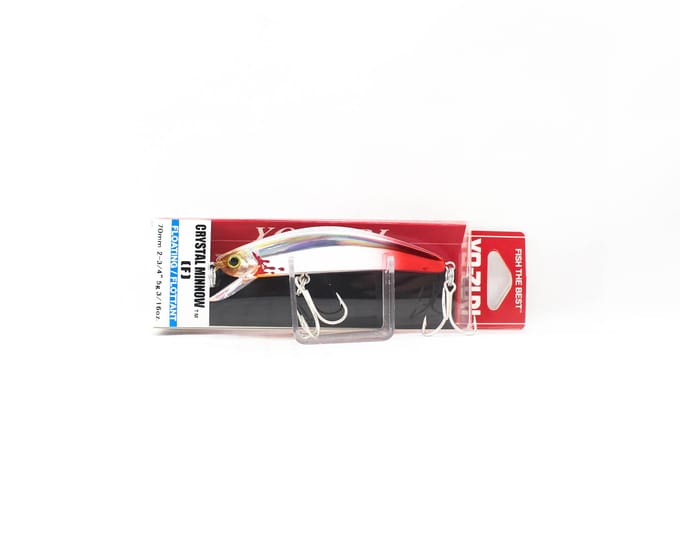 Yo Zuri Crystal Minnow 70 mm drijvend kunstaas R1122-HBGS (1656) gray