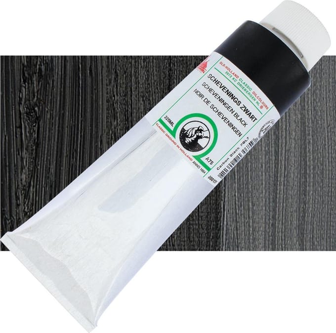 Oil paint Old Holland 40ml – 075 Scheveningen Black