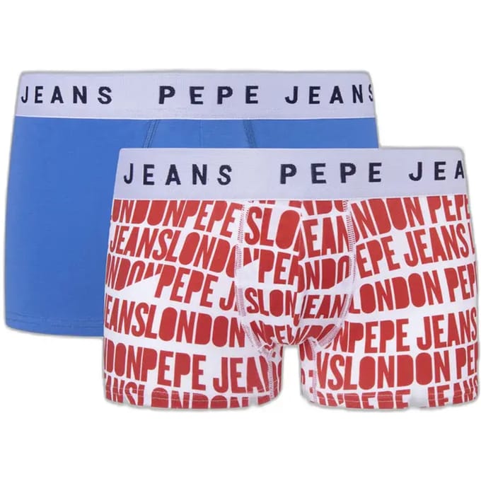 Boksers Pepe Jeans Jeans Allover Logo (x2)