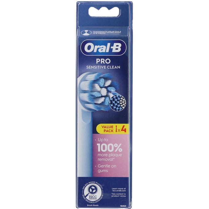 Oral-B Sensitive Clean Pro - Opzetborstels - 4 Stuks