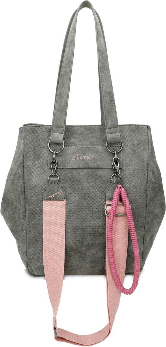 Fritzi aus Preußen Schoudertas Wudy04 Rub Shopper Anthra Grijs