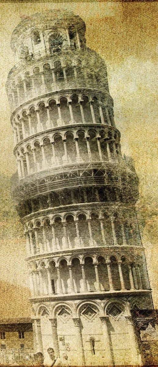Pisa Leaning Tower Photo Wallcovering