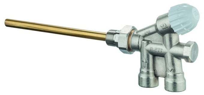 IMI Hydronic Engineering HEIMEIER Eénpijpsv. TA RVES, DN 15 (1/2") voor zijdelingse éénpuntsaansluiting, 50684005