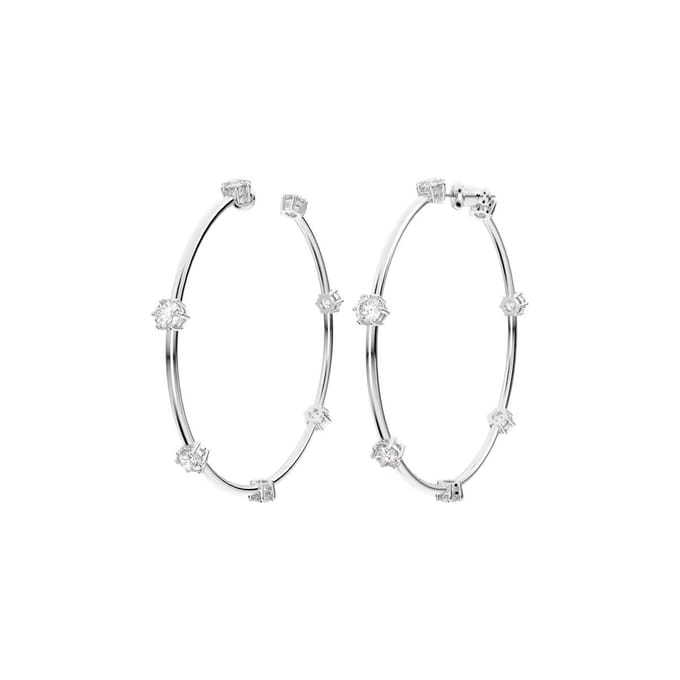 Bracelet jonc Constella en cristal Swarovski 5638698 White/Silver|M|Box (Random Color) blue