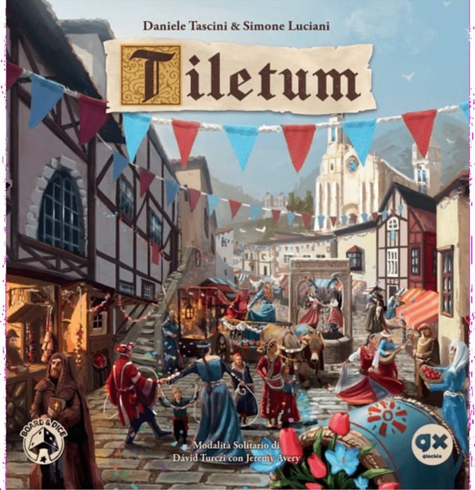 Board & Dice Tiletum - Bordspel voor 1-4 spelers - Renaissance thema