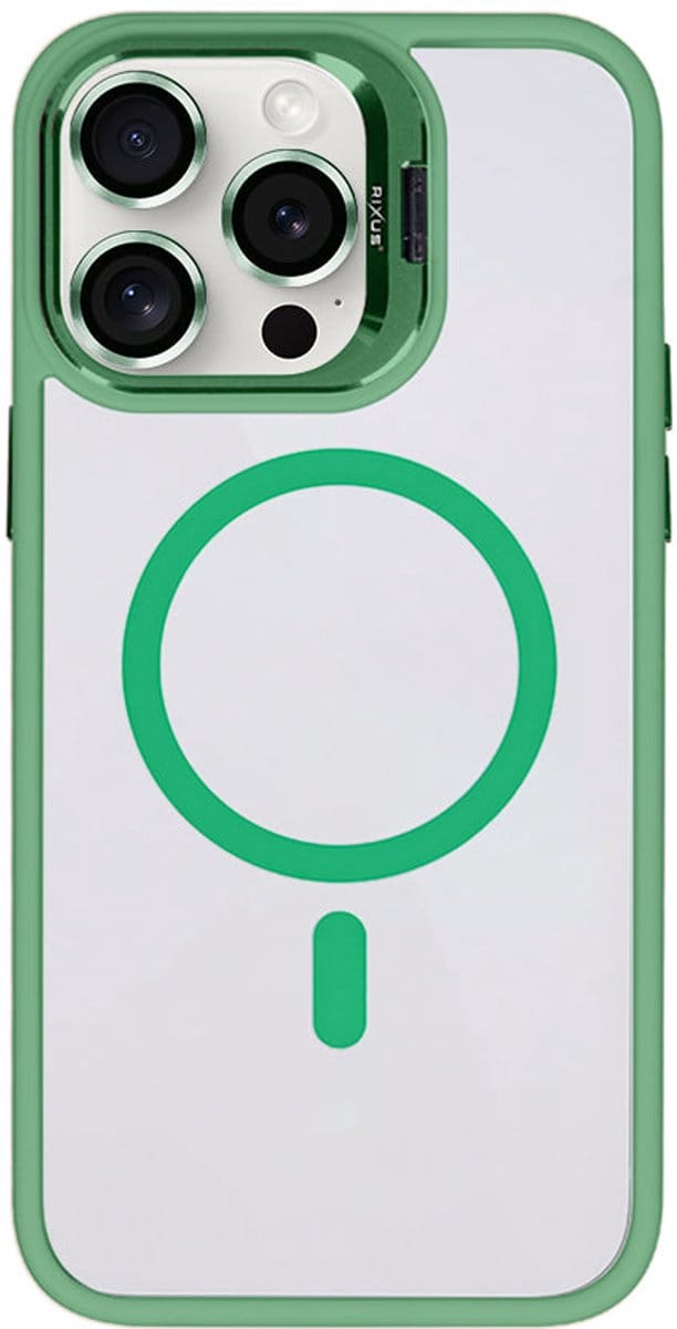 Rixus Classic 03 Case With MagSafe For Apple iPhone 14 Pro Max Light Green