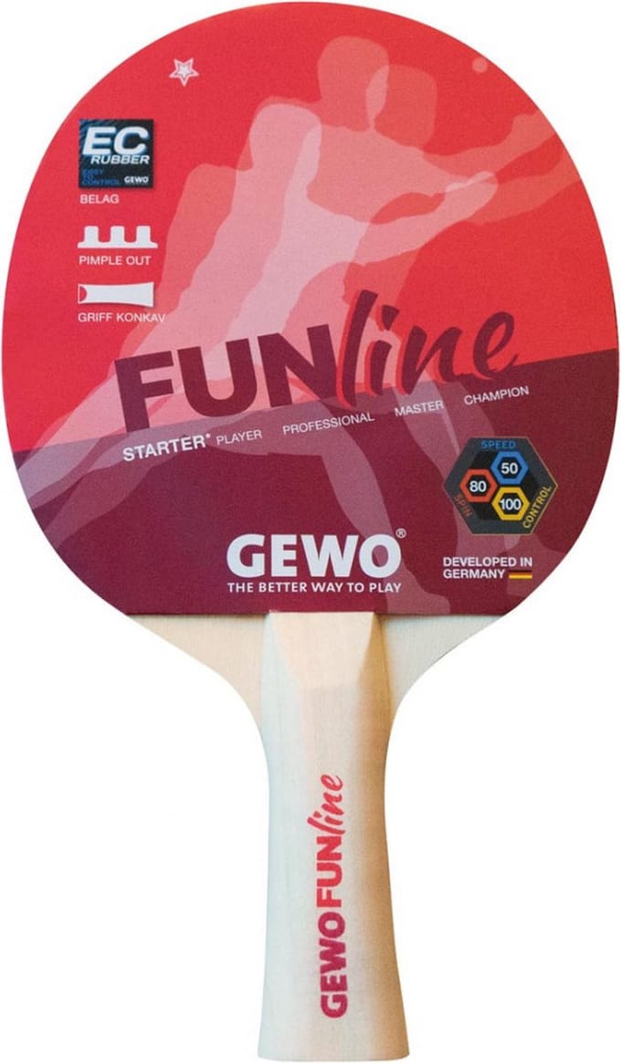 Gewo Tafeltennisbatje Fun-Starter