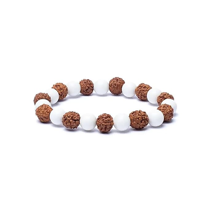 Armband rudraksha / schelp