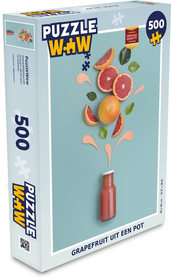 Puzzel Grapefruit uit een pot - Legpuzzel - Puzzel 500 stukjes