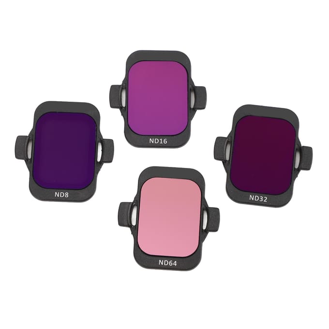 4-pack ND-cameraobjectieffilter voor AVATA 2 Verminder overbelichting ND8 ND16 ND32 ND64 objectieffilters black