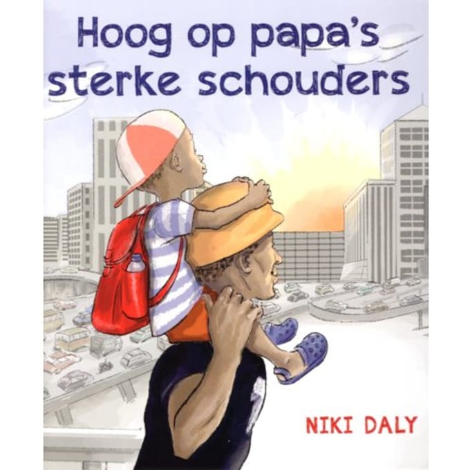 Hoog Op Papa's Sterke Schouders