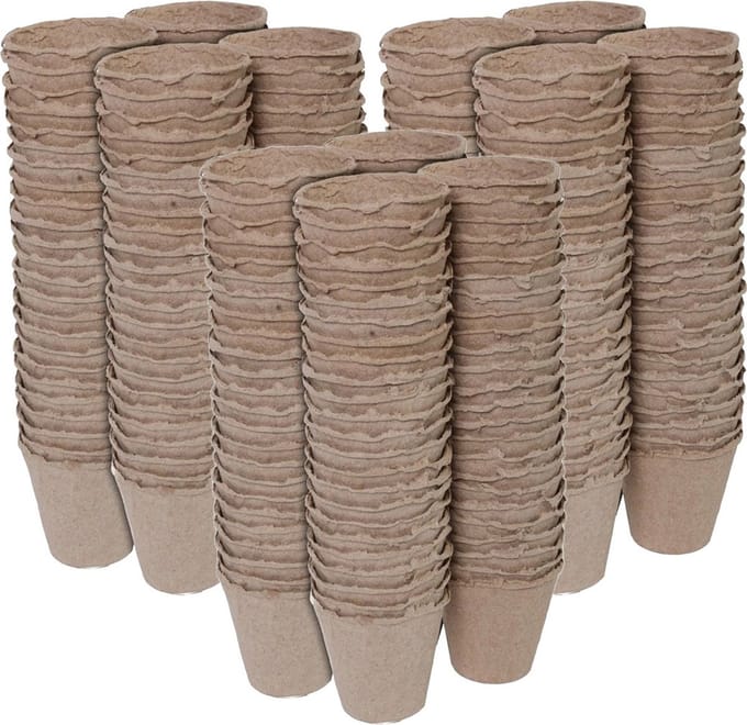 Talen Tools Stekpotje / kweekpot - 288x stuks - 6 cm - turfpotjes