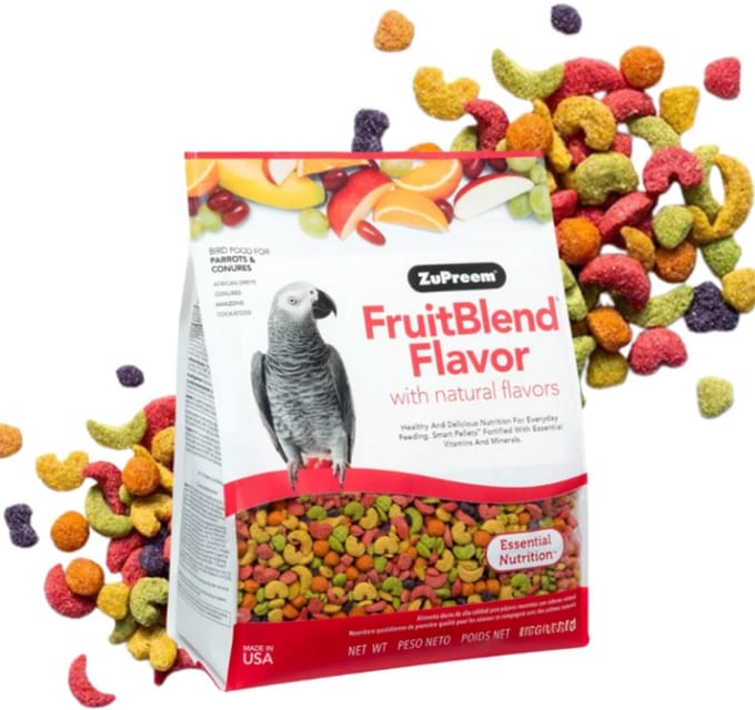 ZuPreem Fruitblend ML/L 1,5kg - Papegaaienvoer - Vogelvoer -