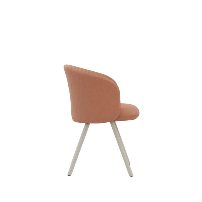 Vitra Mikado fauteuil aluminium frame - Iroko 2 salm