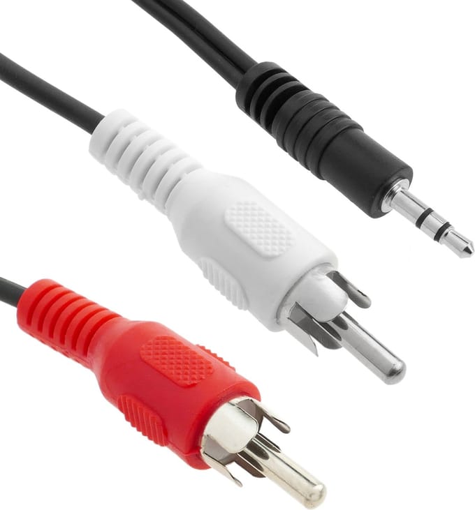 BeMatik - Audiokabel Stereo MiniJack 3,5 M naar RCA-M 5m