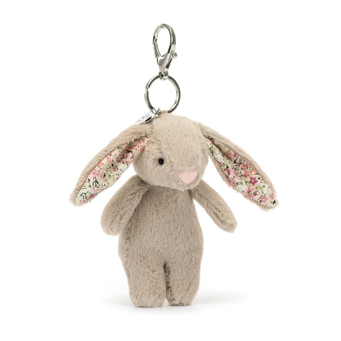 Jellycat bag charm bunny blossom beige