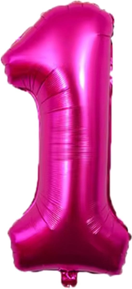 Jumada's - 1-jarige Folieballon - Roze - 41cm