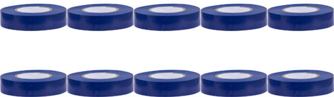 Isolatietape 10 Pack - Yurga - Blauw - 20mmx18m